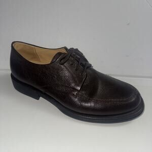 SANDRO MOSCOLONI Brown Size 10.5 Vineyard 3060 Split Toe Leather Shoes Brazil